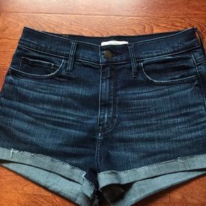 Dark jean shorts from Abercrombie size 8!